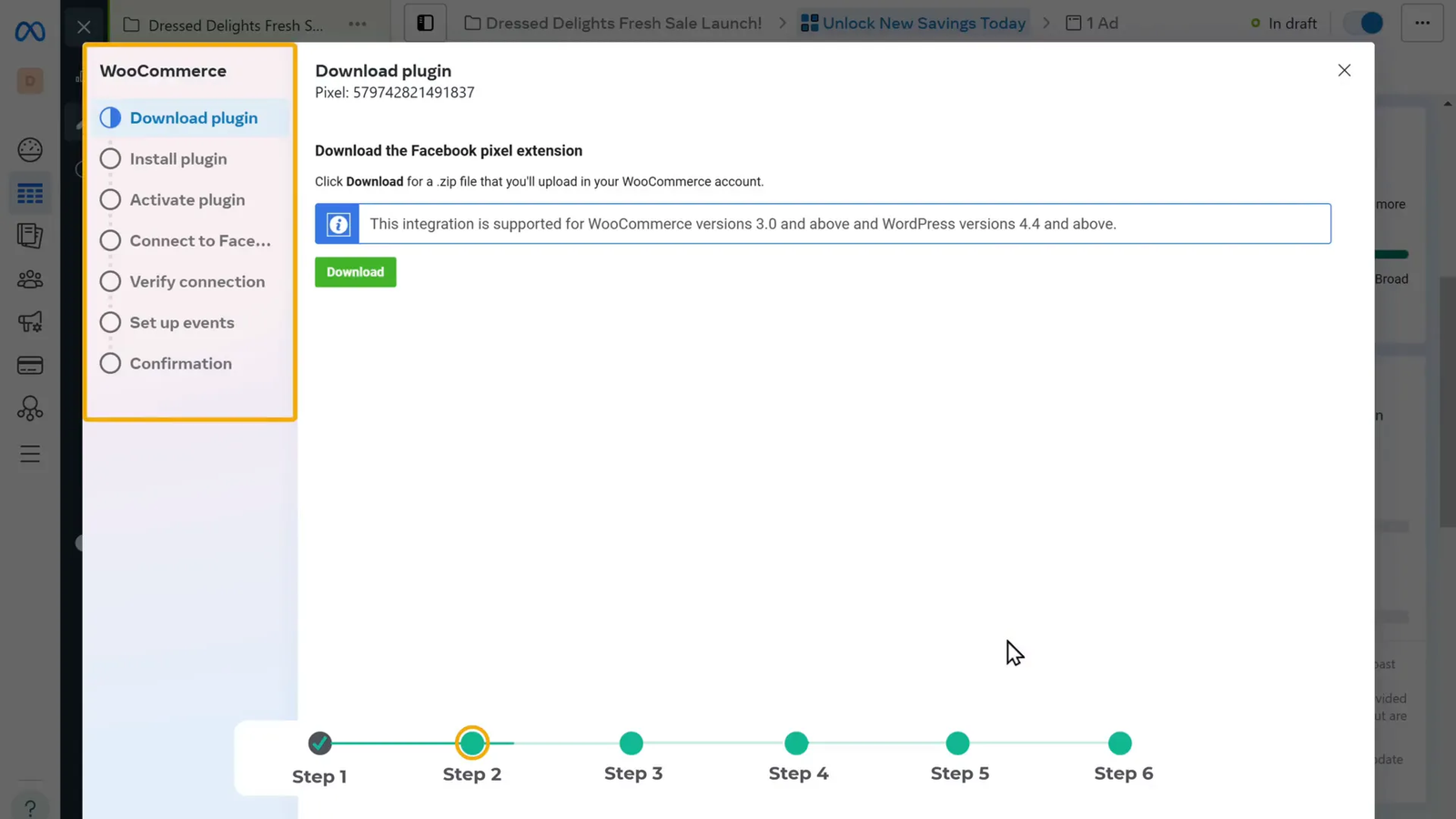 Installing and configuring Meta Pixel on WooCommerce website