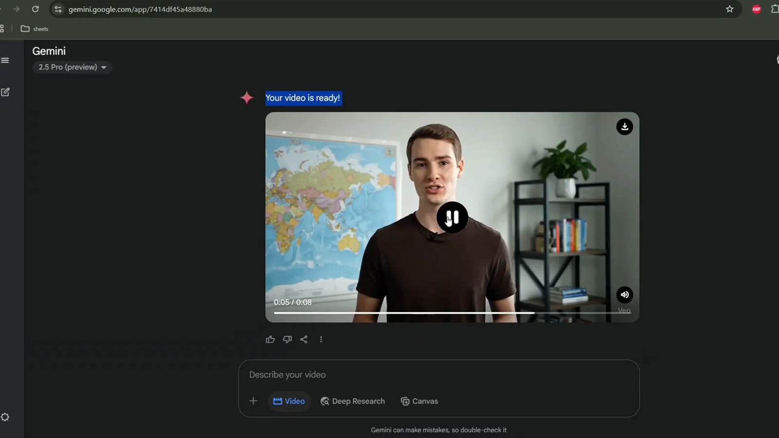 AI-generated voiceover example with global education topic for video narration