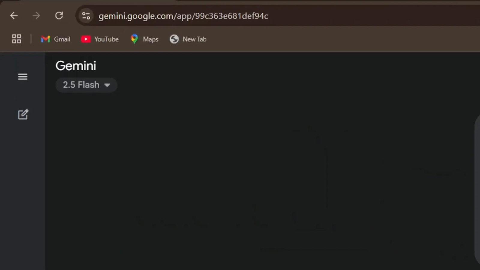Google Labs Flow AI video generation interface with prompt input