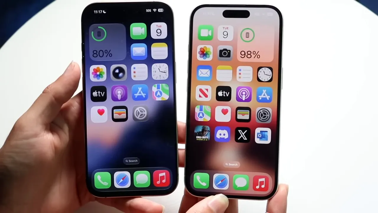 Side view showing camera button and ports similar between models