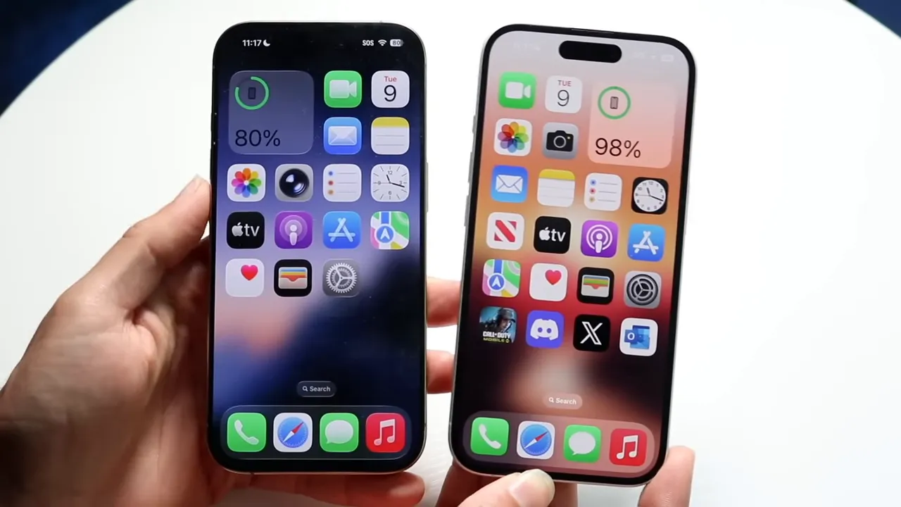 Storage comparison — iPhone 17 ships with more base storage than iPhone 16
