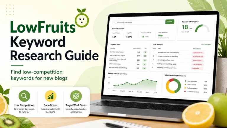 LowFruits: Find Long-Tail Keywords Super Fast to Rank For